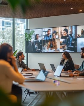 Reunião online com análise de resultados